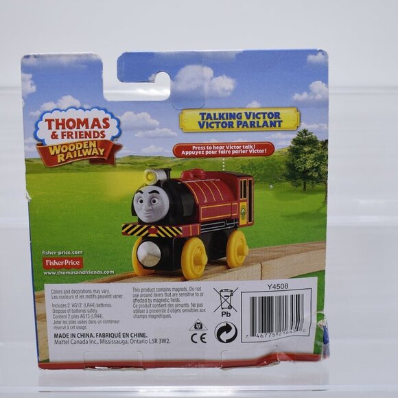 Talking Victor Fisher Price Working Light Thomas & Friends Wooden Railway 2013 - Picture 9 of 9